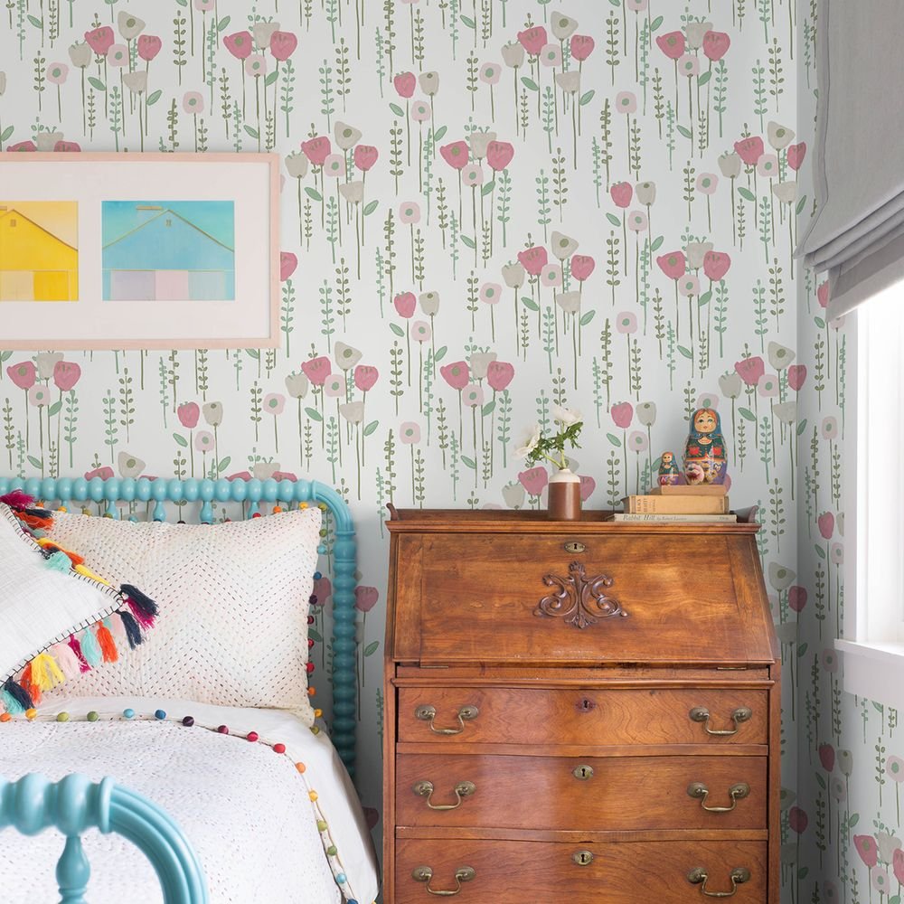 Mabel Wallpaper - Pink - A Street Prints - FD27275 - Premier Wallcovering