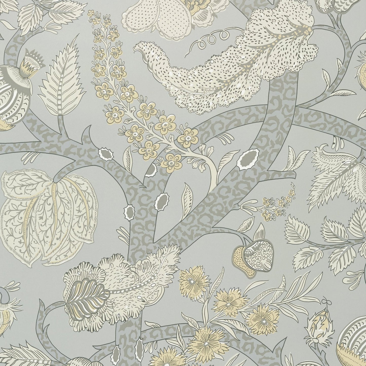 Macbeth Wallpaper - Grey - Thibaut - T72621 - Premier Wallcovering