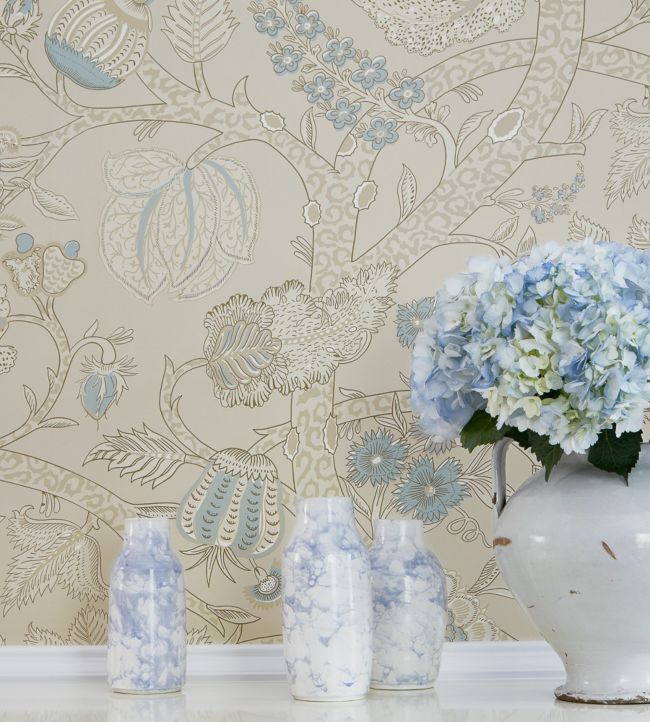 Macbeth Wallpaper - Grey - Thibaut - T72621 - Premier Wallcovering