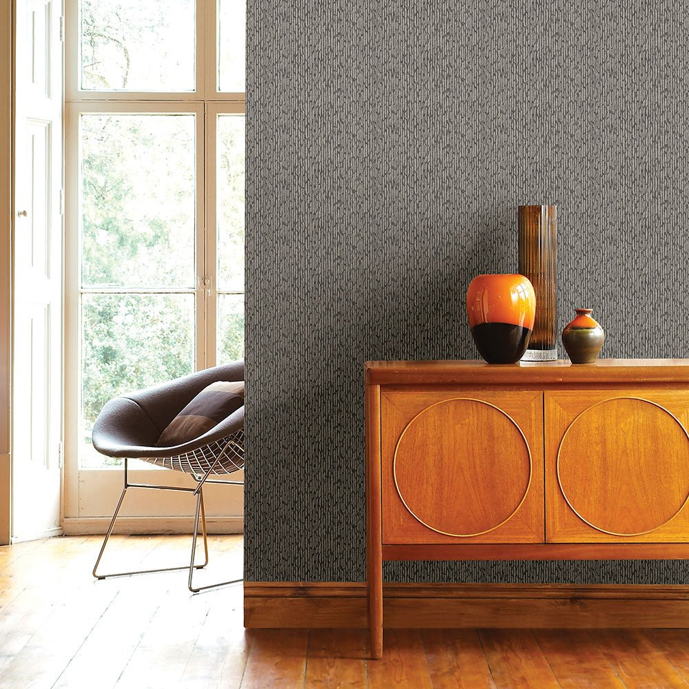 Mackintosh Wallpaper - Charcoal - A Street Prints - FD26126 - Premier Wallcovering