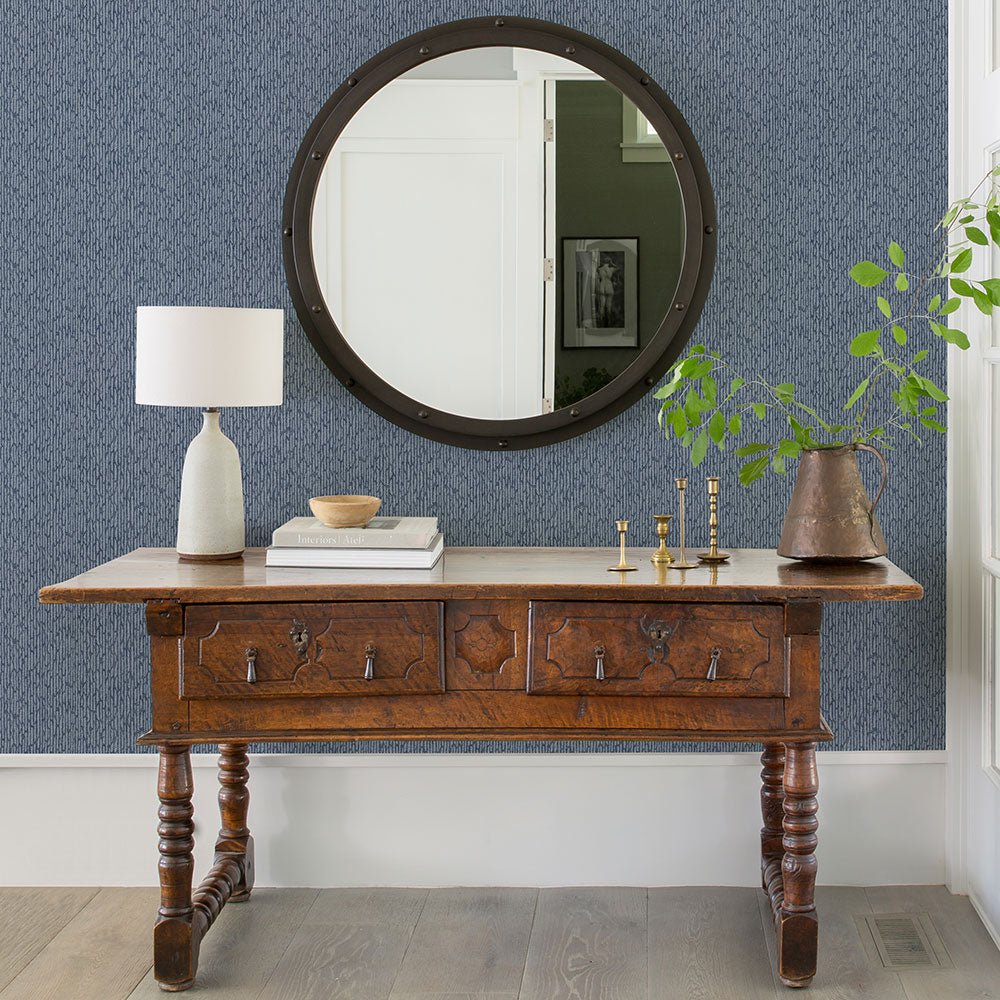 Mackintosh Wallpaper - Indigo - A Street Prints - FD26127 - Premier Wallcovering