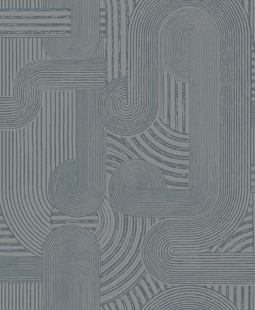 Macrame Wallpaper - Blue - Holden Décor - 65950 - Premier Wallcovering