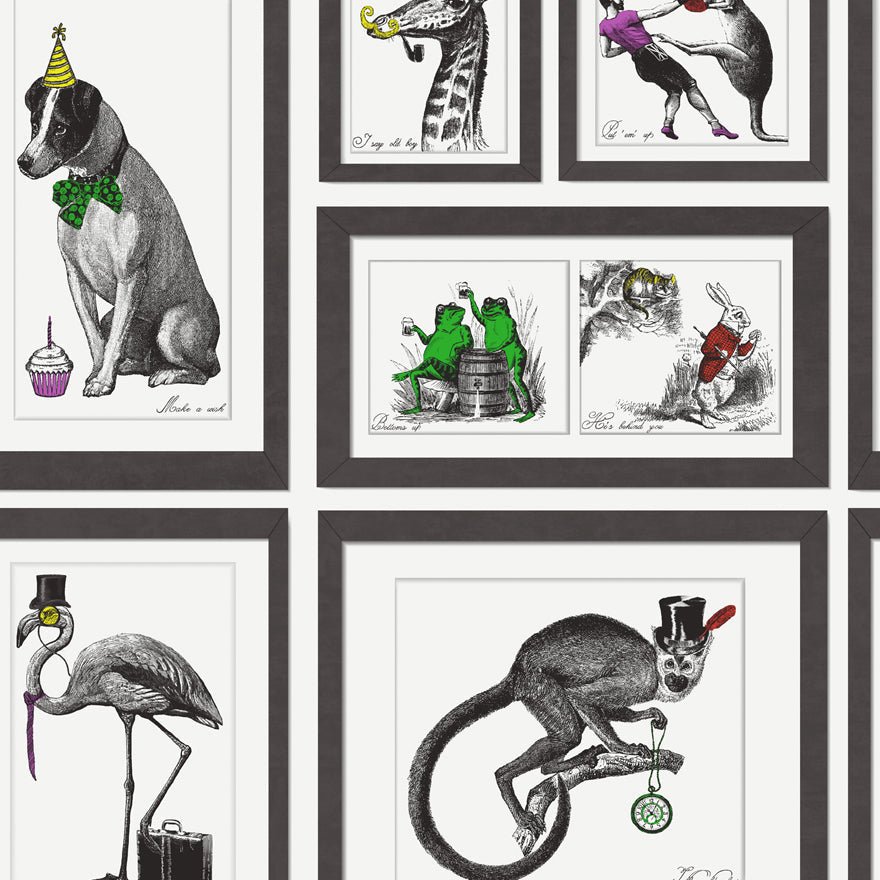 Mad Dogs Wallpaper - Multi - Holden Décor - 97921 - Premier Wallcovering