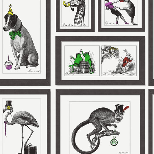 Mad Dogs Wallpaper - Multi - Holden Décor - 97921 - Premier Wallcovering