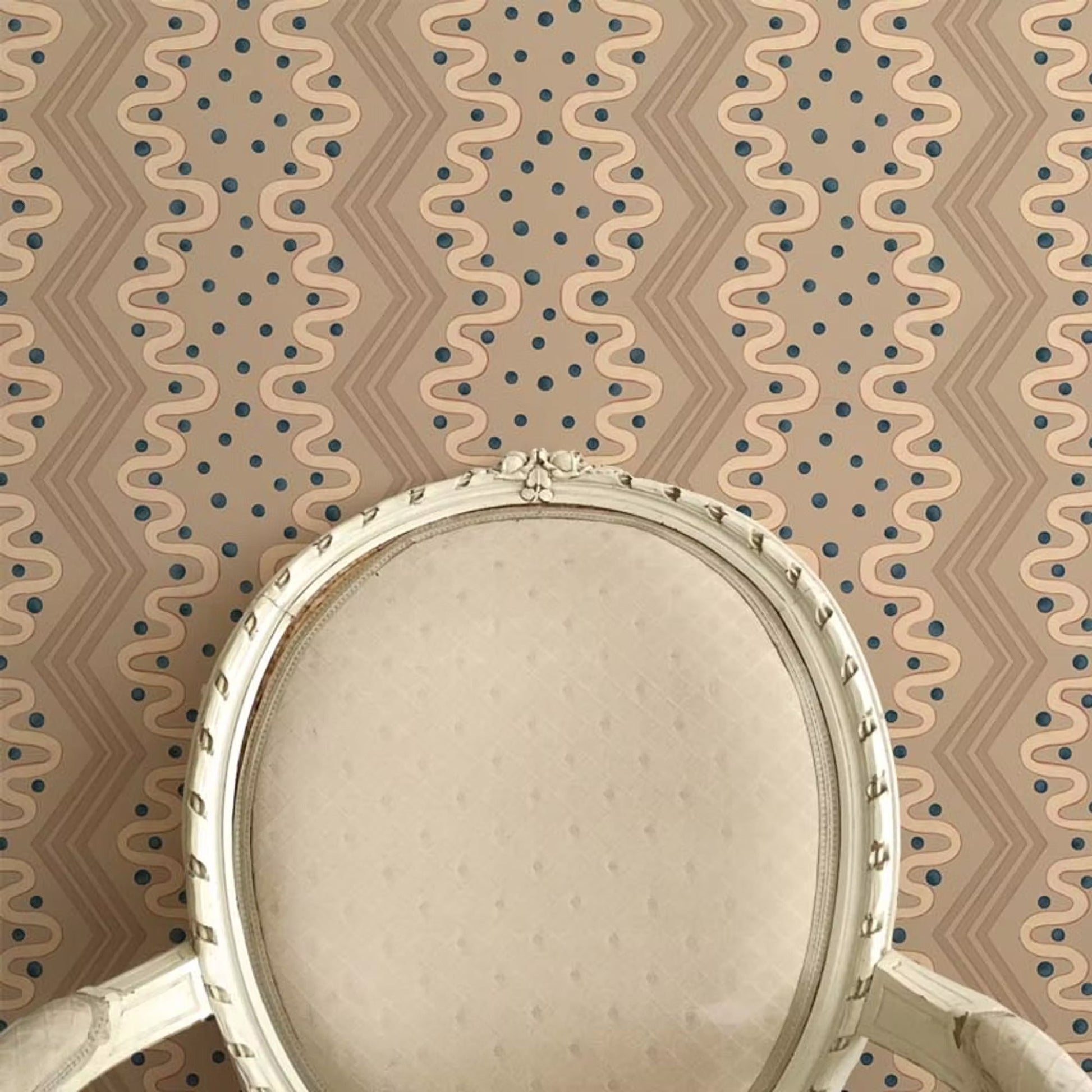 Madame Ziggle Wallpaper - Oat - Ottoline - W/MZ 101/6 - Premier Wallcovering