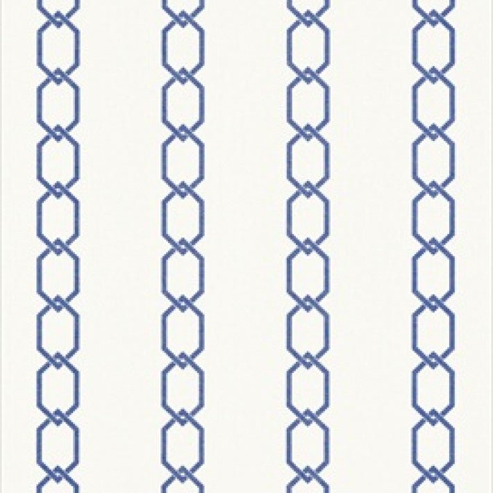 Madeira Chain Wallpaper - Turquoise - Thibaut - T16077 - Premier Wallcovering