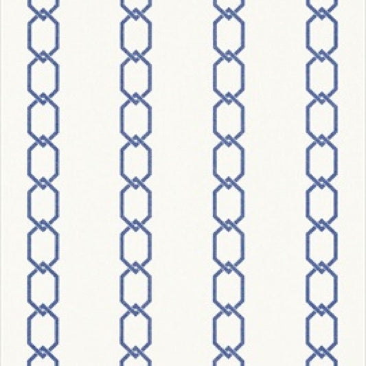 Madeira Chain Wallpaper - Turquoise - Thibaut - T16077 - Premier Wallcovering