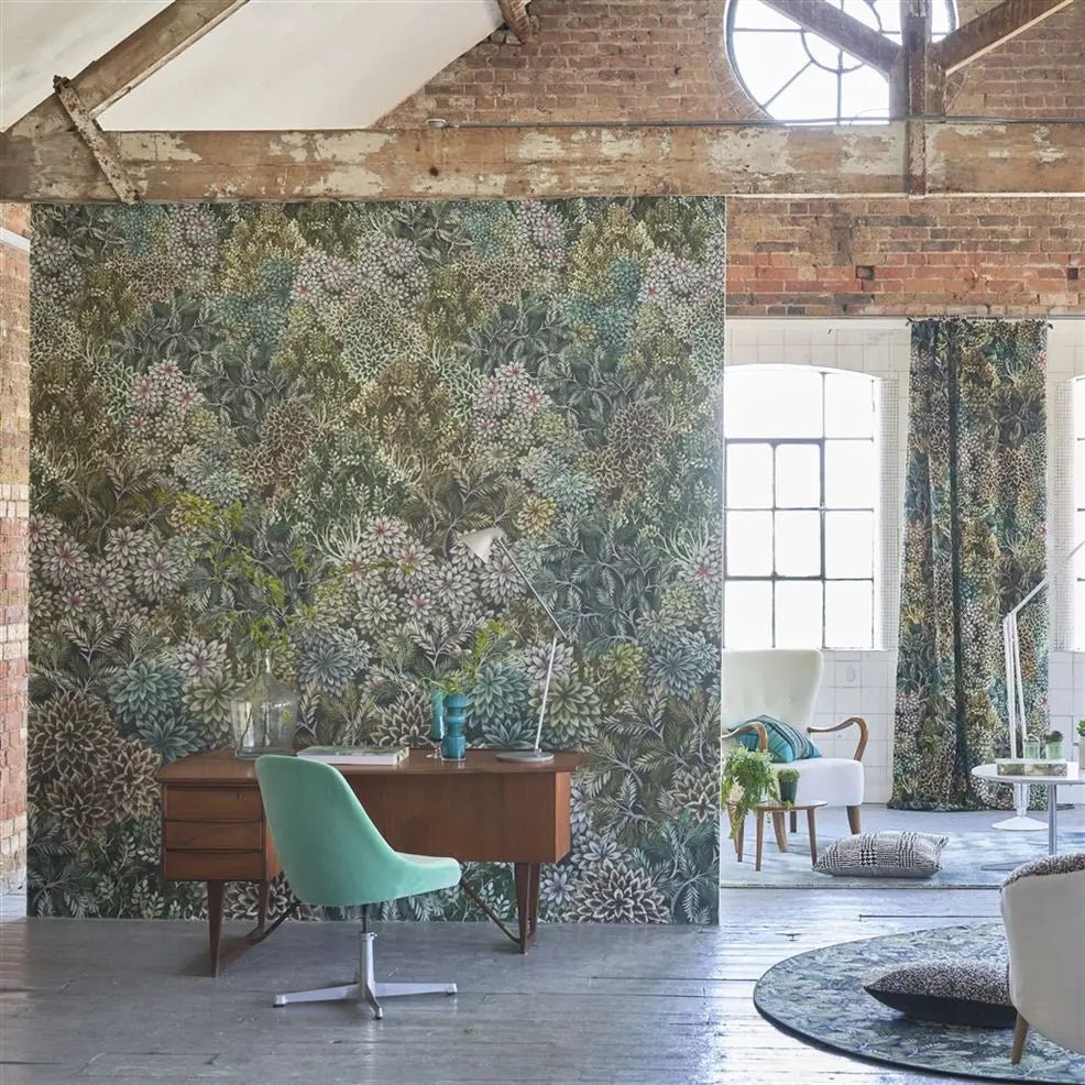 Madhya Wallpaper - Moss - Designers Guild - PDG1135/01 - Premier Wallcovering