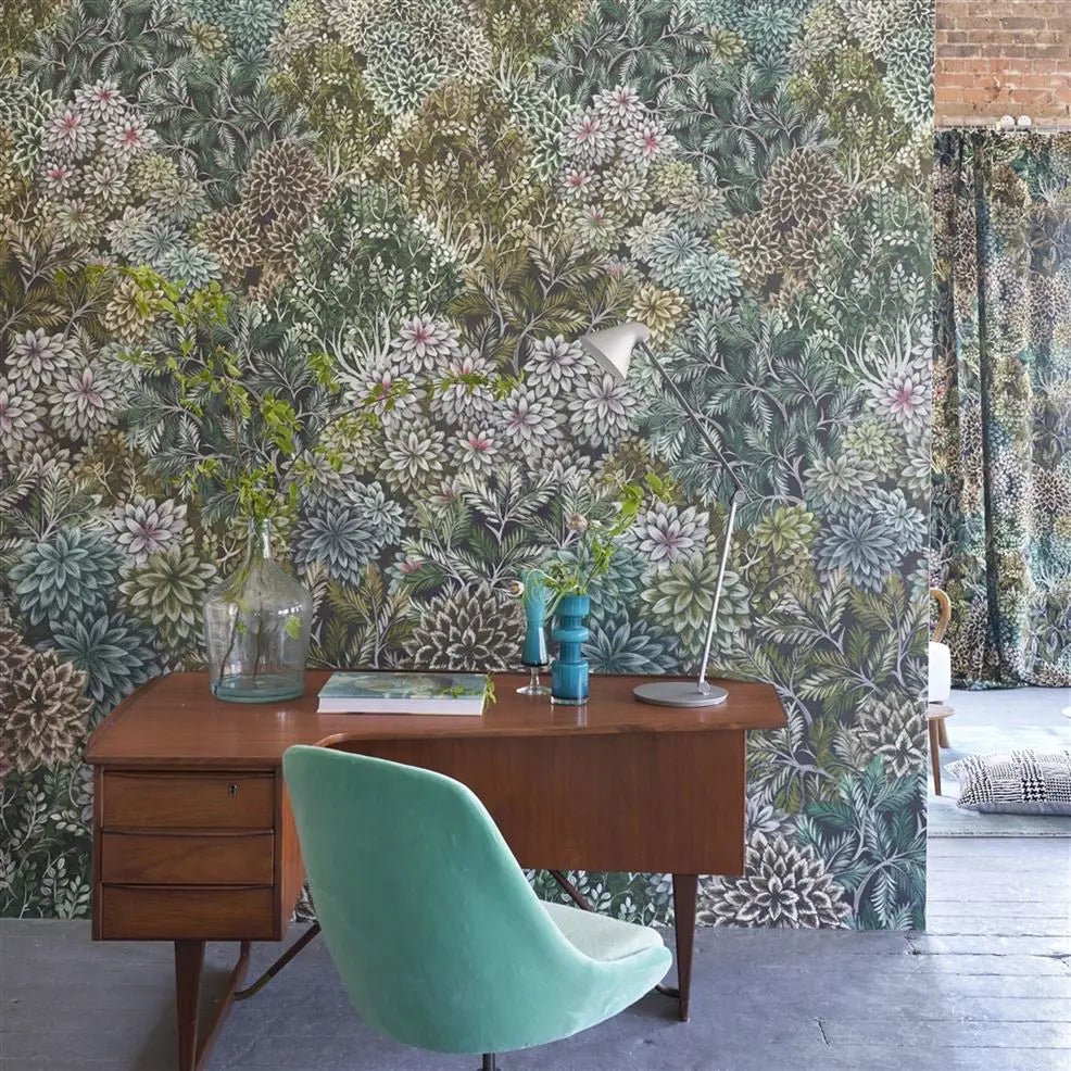Madhya Wallpaper - Moss - Designers Guild - PDG1135/01 - Premier Wallcovering