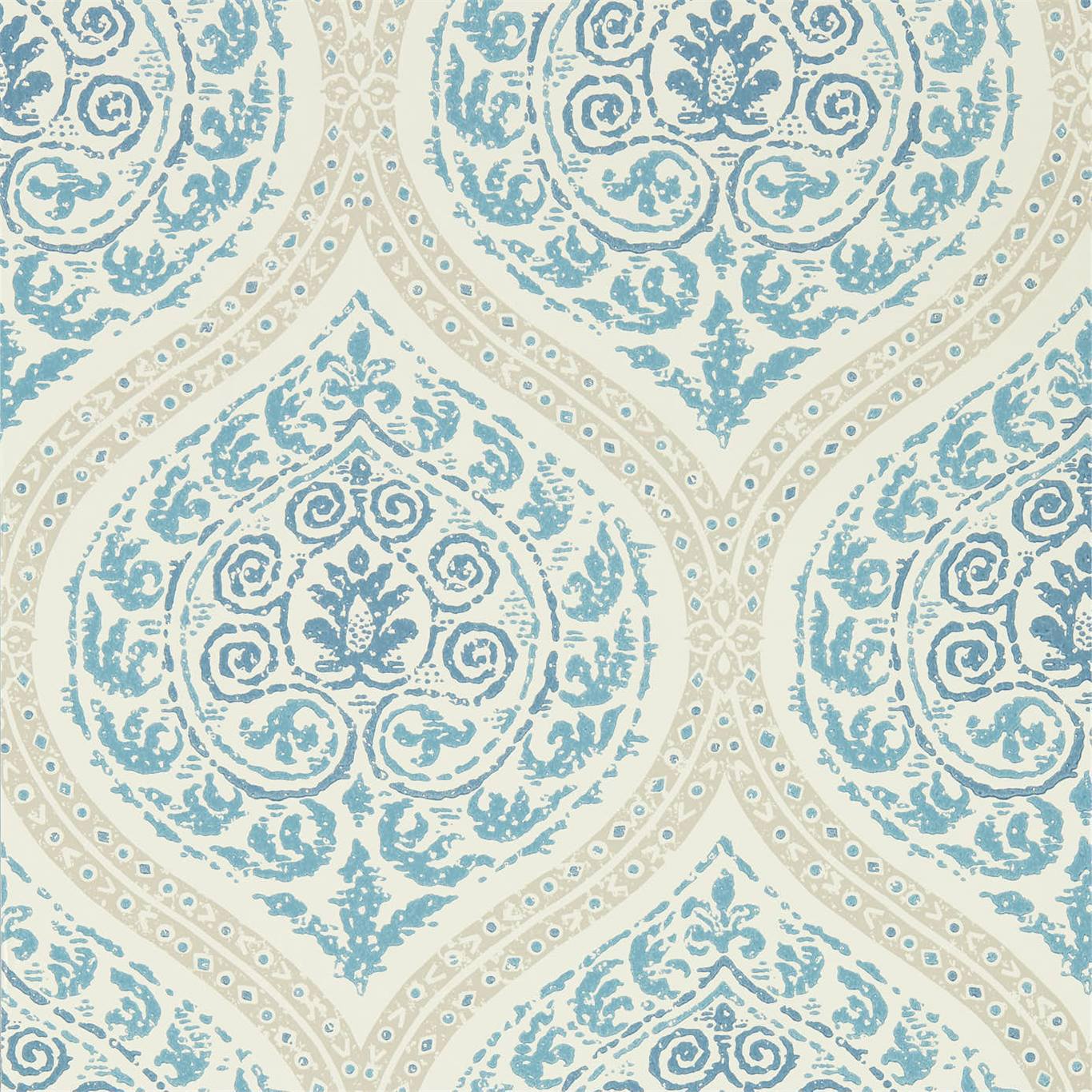 Madurai Wallpaper - Indigo - Sanderson - DCPW216754 - Premier Wallcovering