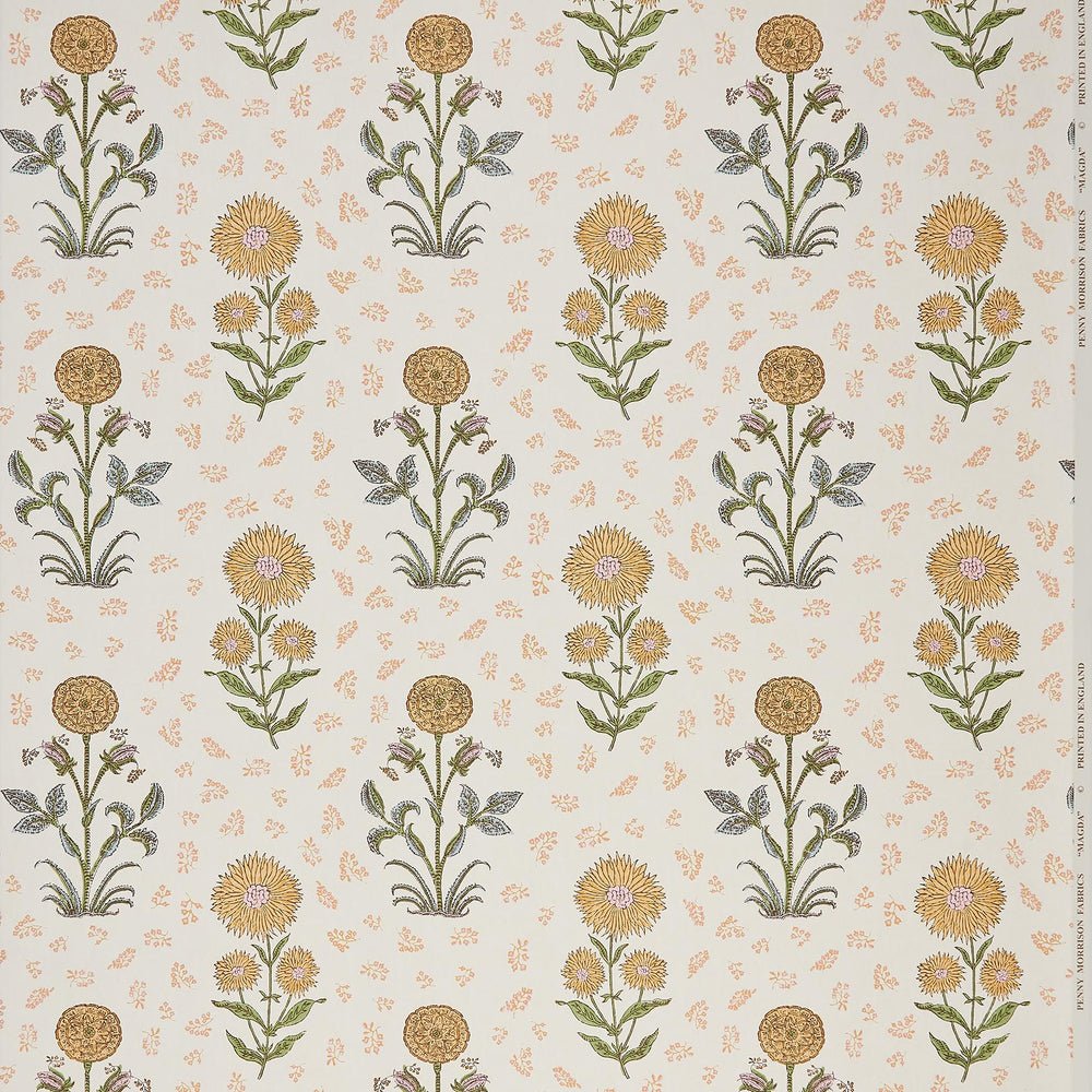 Magda Wallpaper - Yellow - Penny Morrison - MAGDA-YELLOW - Premier Wallcovering