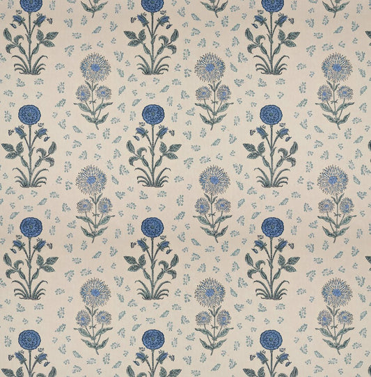 Magda Wallpaper - Blue - Penny Morrison - MAGDA-BLUE - Premier Wallcovering