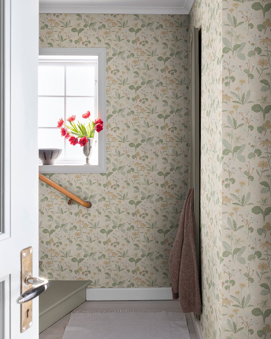 Magdalena Wallpaper - Light Yellow - Midbec - 92135 - Premier Wallcovering