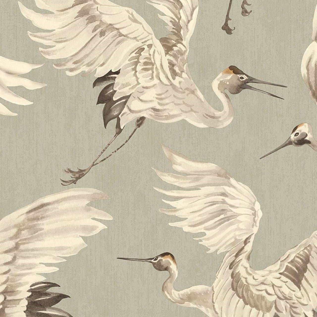 Magestic Flight Oasis Wallpaper - Grey - Eijffinger - 317353 - Premier Wallcovering