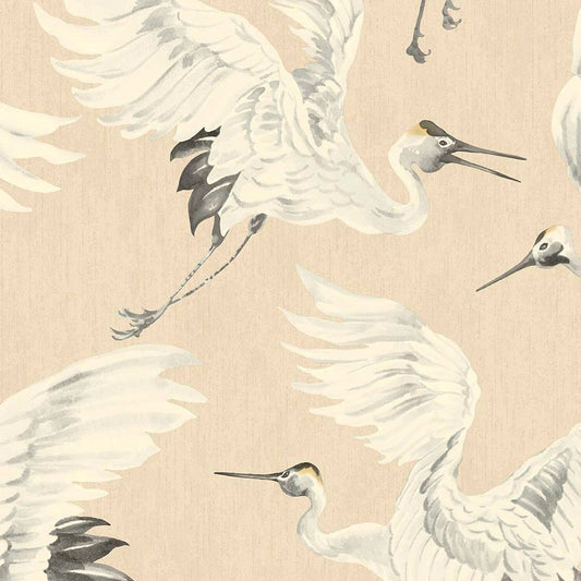 Magestic Flight Oasis Wallpaper - Cream - Eijffinger - 317350 - Premier Wallcovering
