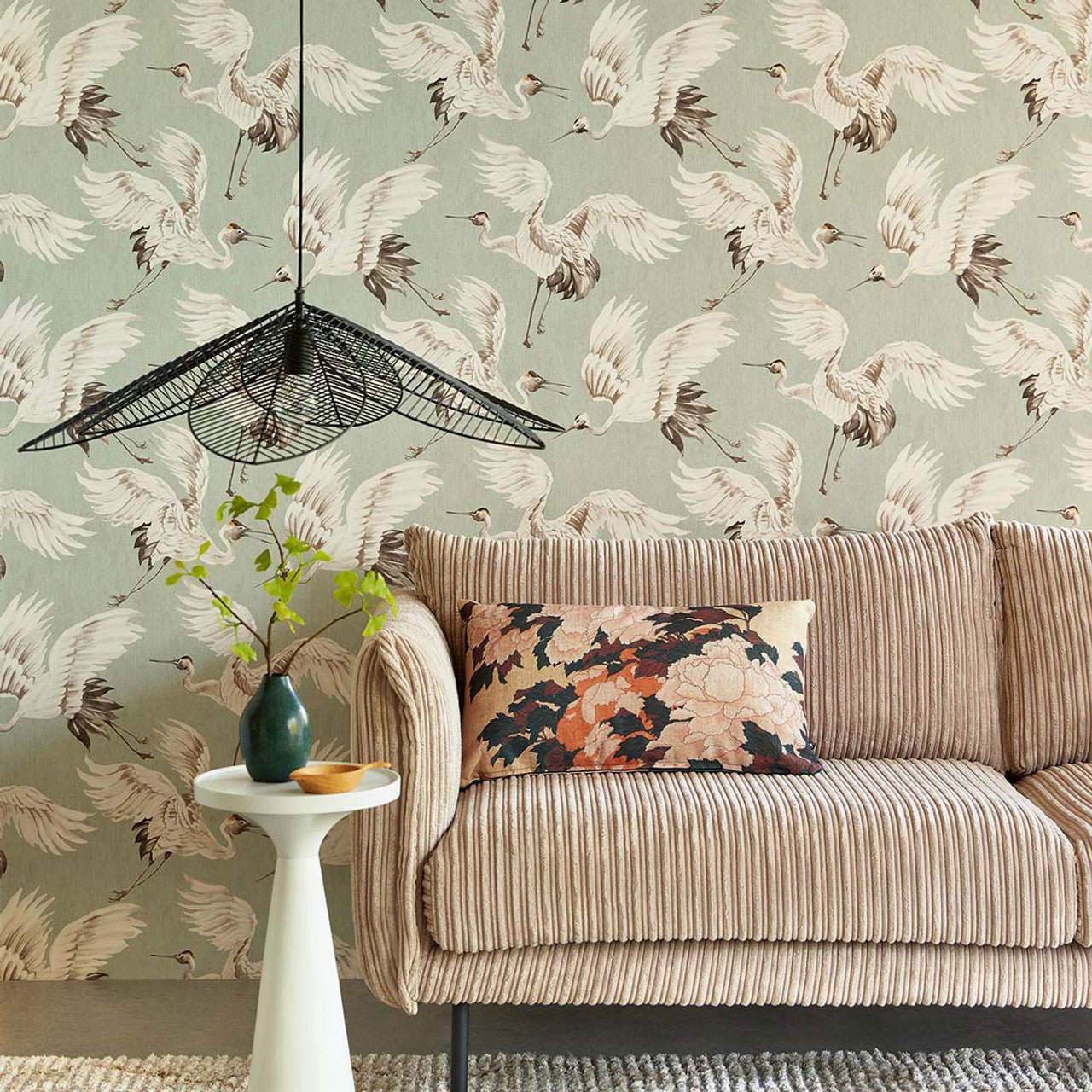 Magestic Flight Oasis Wallpaper - Grey - Eijffinger - 317353 - Premier Wallcovering