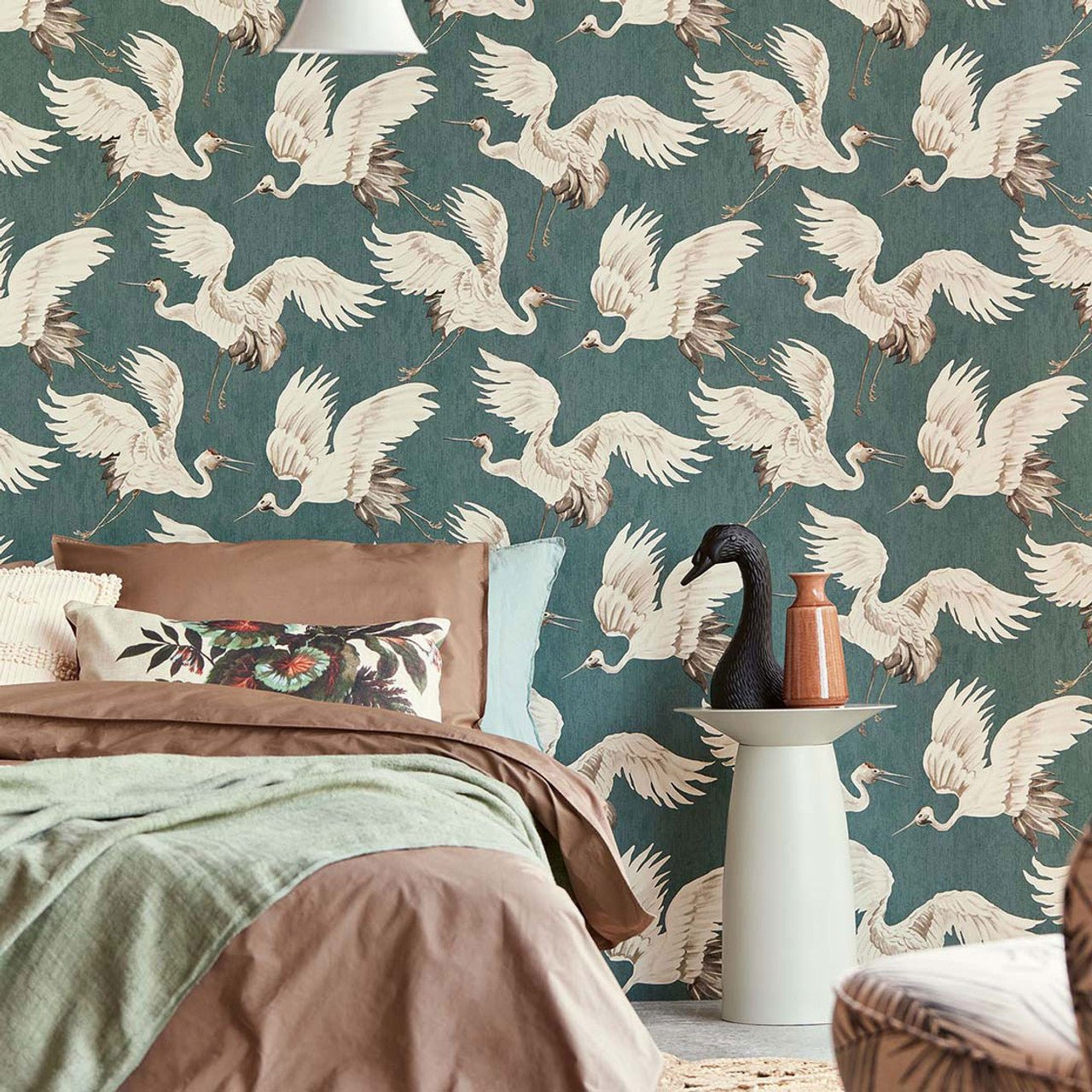 Magestic Flight Oasis Wallpaper - Cream - Eijffinger - 317350 - Premier Wallcovering