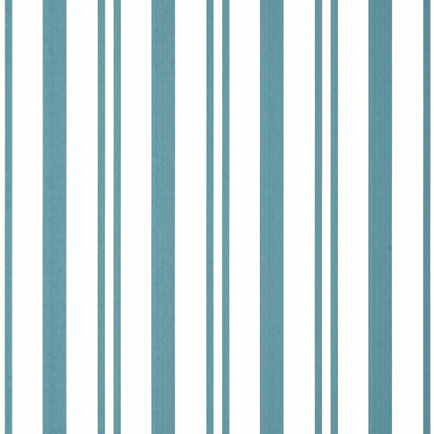 Maggie Stripe Wallpaper - Teal - Thibaut - T36457 - Premier Wallcovering