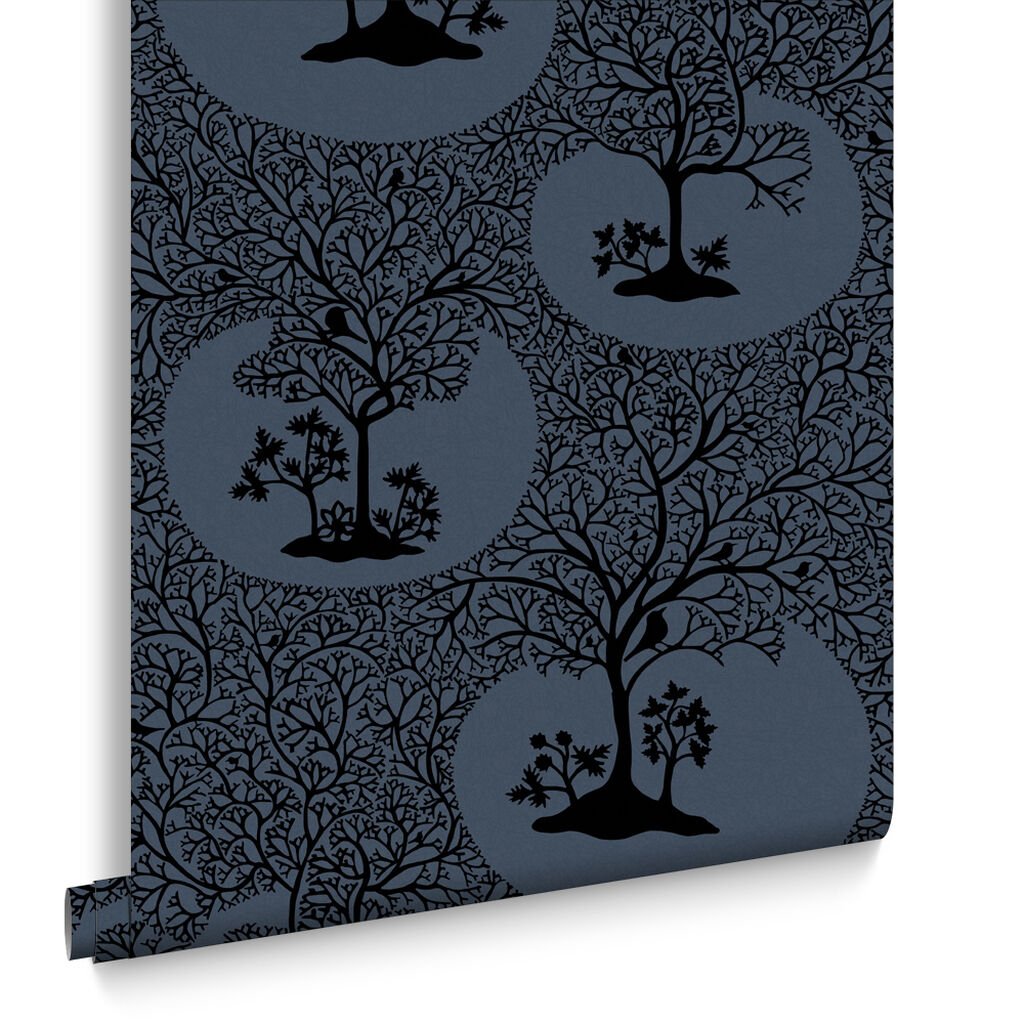 Magical Forest Wallpaper - Midnight - Graham & Brown - 113474 - Premier Wallcovering