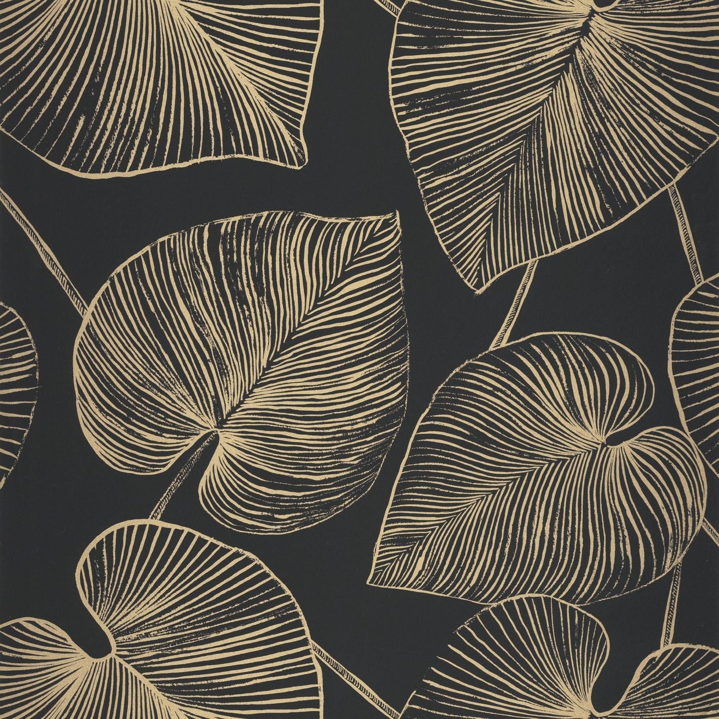 Magistral Wallpaper - Noir - Caselio - 104539021 - Premier Wallcovering