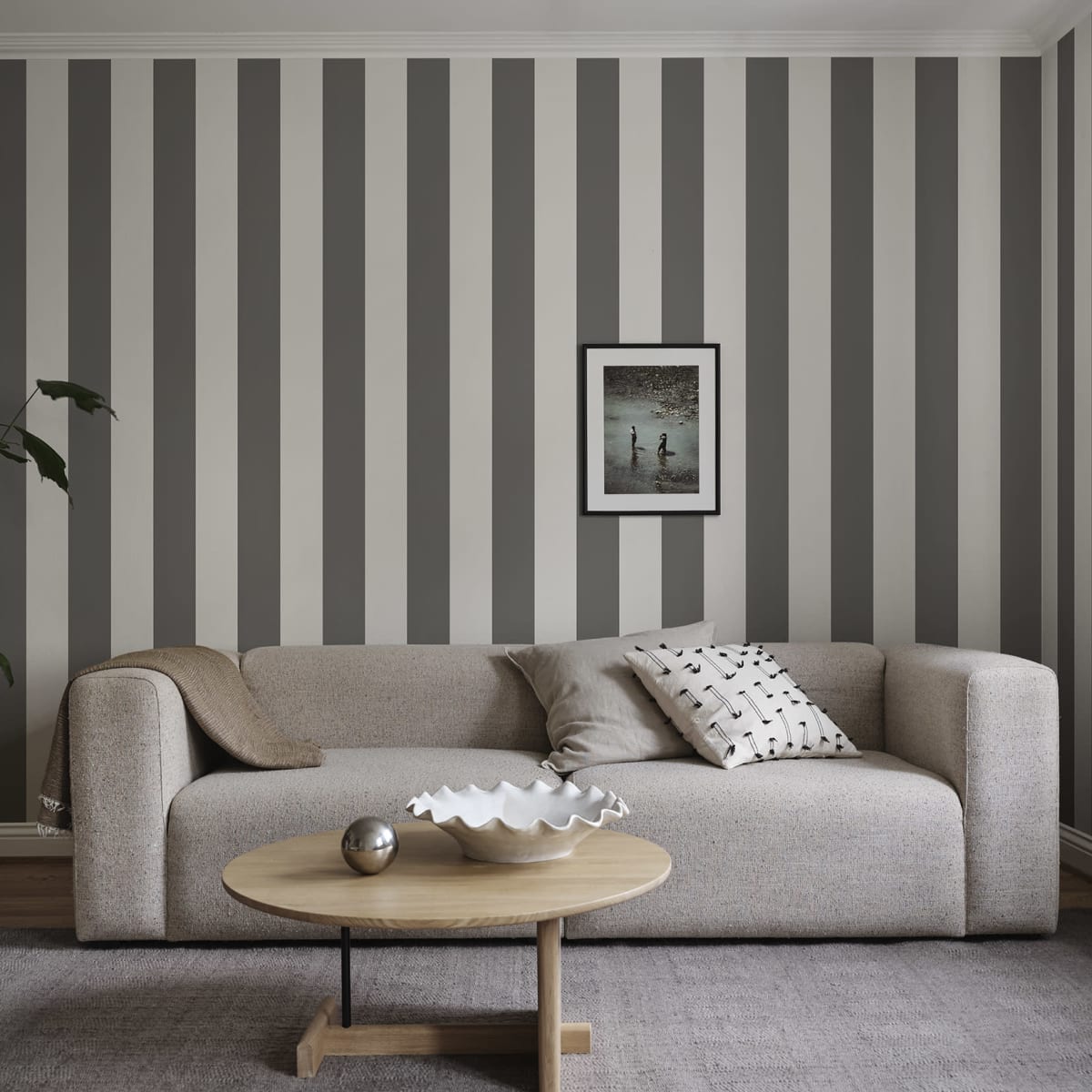 Magnus Wallpaper - Indigo Blue - Sandberg - S10105 - Premier Wallcovering