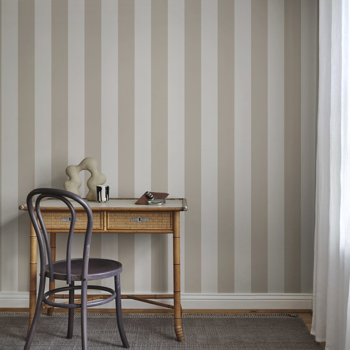 Magnus Wallpaper - Indigo Blue - Sandberg - S10105 - Premier Wallcovering