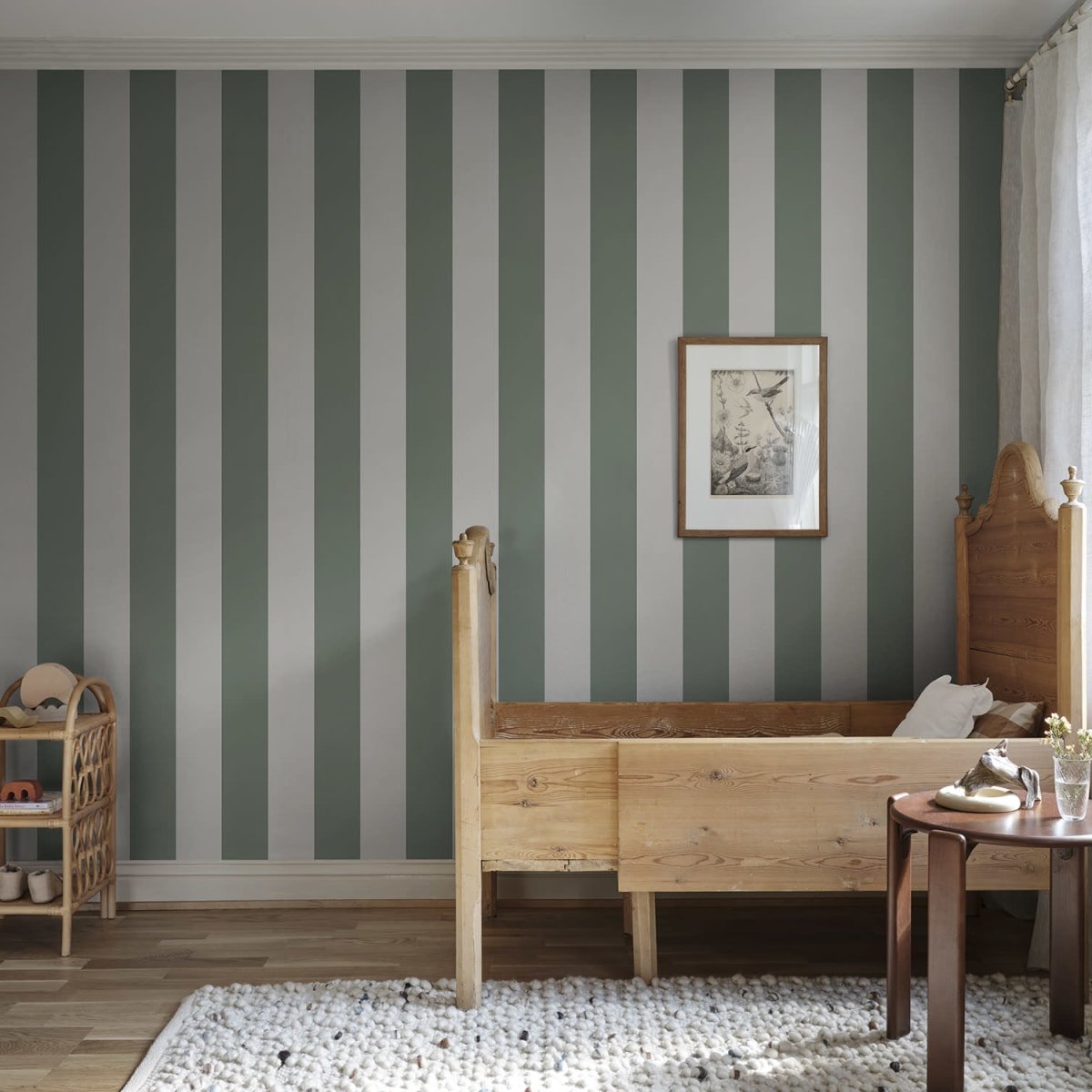 Magnus Wallpaper - Indigo Blue - Sandberg - S10105 - Premier Wallcovering