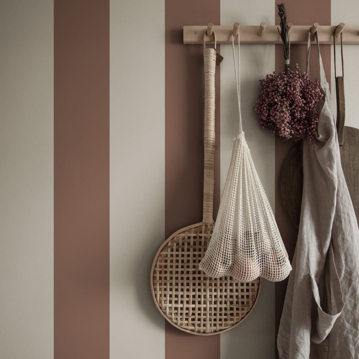 Magnus Wallpaper - Burgundy - Sandberg - S10104 - Premier Wallcovering