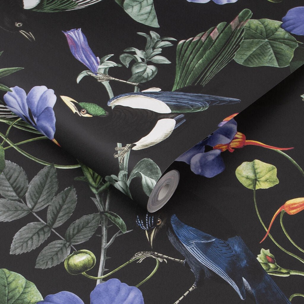 Magpie Wallpaper - Multi - Graham & Brown - 112192 - Premier Wallcovering