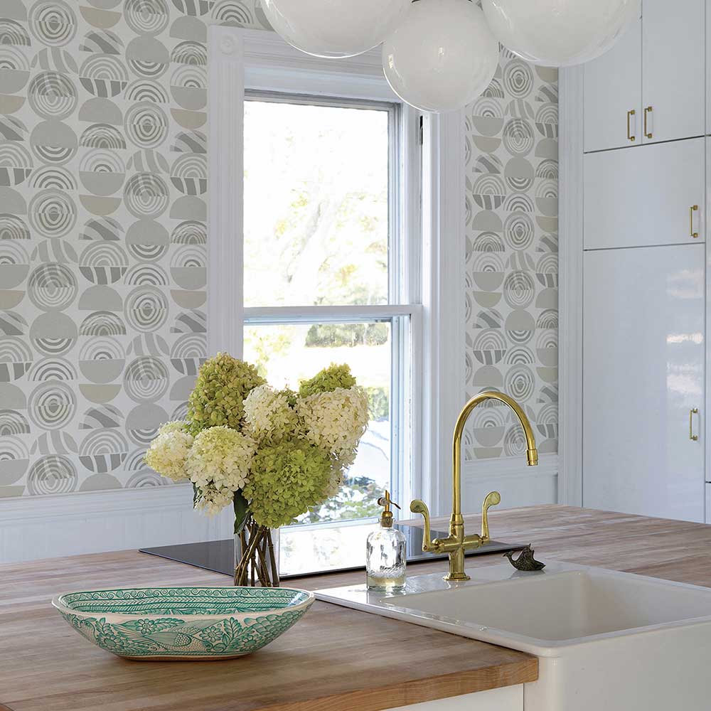 Mahe Wallpaper - Dove Grey - A Street Prints - FD26444 - Premier Wallcovering