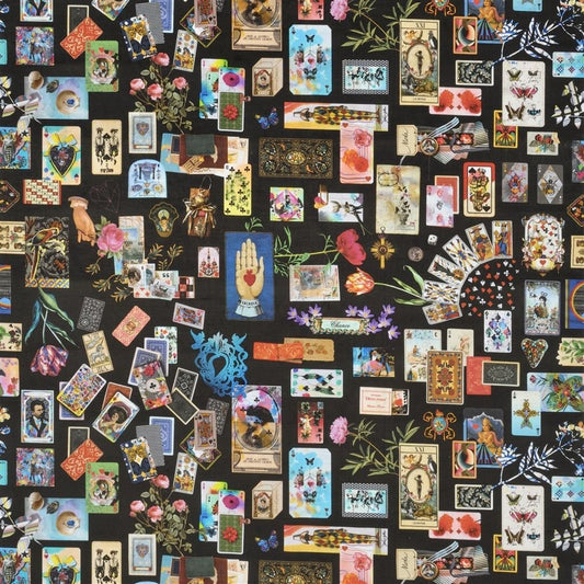 Maison De Jeu Fabric - Reglisse - Christian Lacroix - FCL2491/01 - Premier Wallcovering