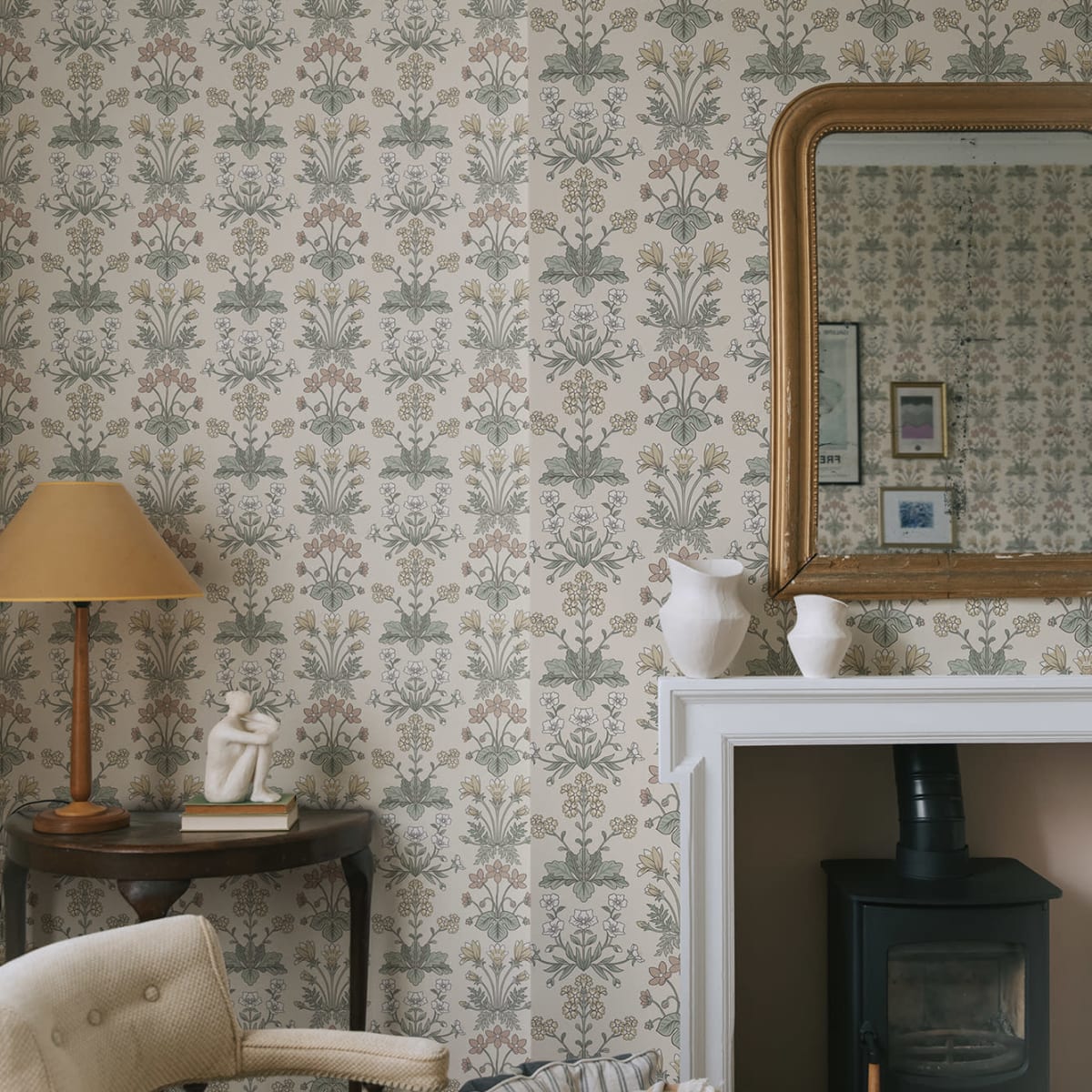 Maj Wallpaper - Sandstone - Sandberg - S10475 - Premier Wallcovering