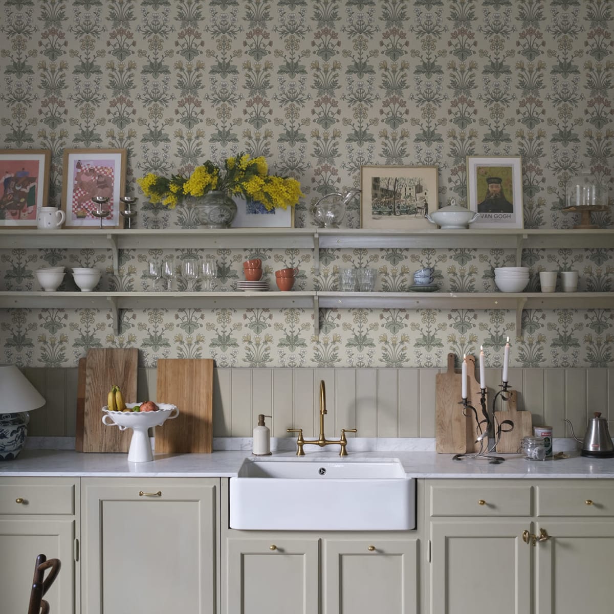 Maj Wallpaper - Sandstone - Sandberg - S10475 - Premier Wallcovering