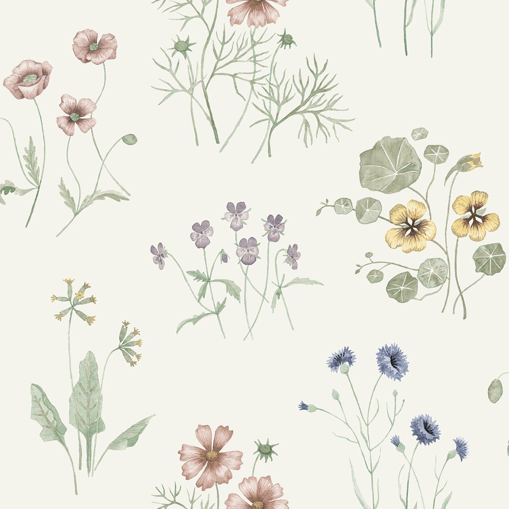 Maj Wallpaper - White - Midbec - 27022 - Premier Wallcovering