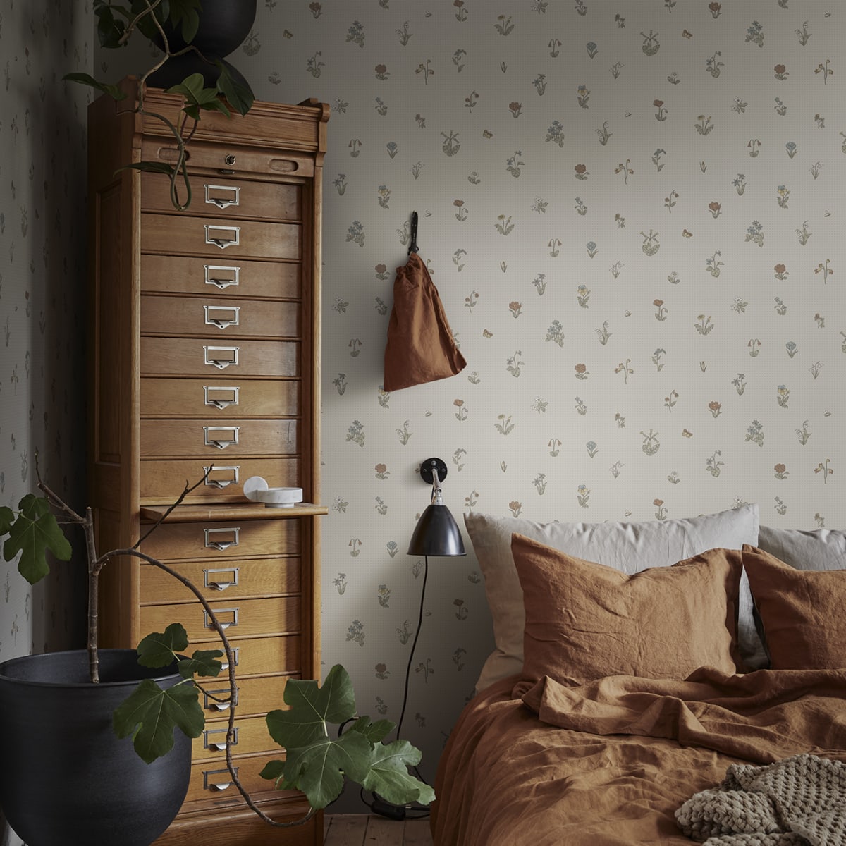 Maja Wallpaper - Clay - Sandberg - 841-19 - Premier Wallcovering