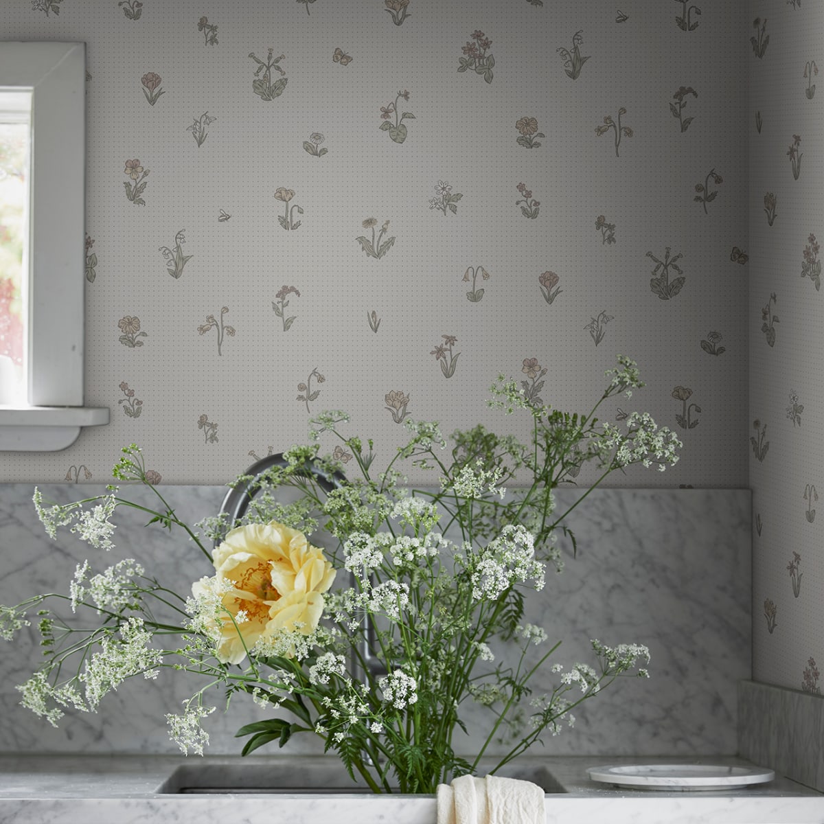 Maja Wallpaper - Pastel - Sandberg - 841-11 - Premier Wallcovering