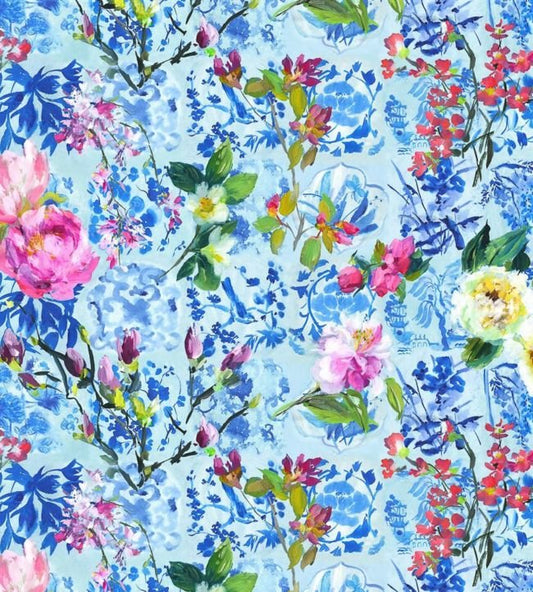 Majolica Wallpaper - Cornflower - PDG1028/01 - Designers Guild - Premier Wallcovering