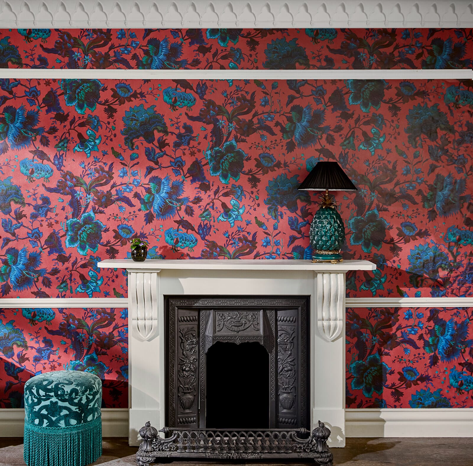 Majorelle Wallpaper - Viola - Pink - House of Hackney - 1 - WA - MAJ - DI - VIP - XXX - Premier Wallcovering