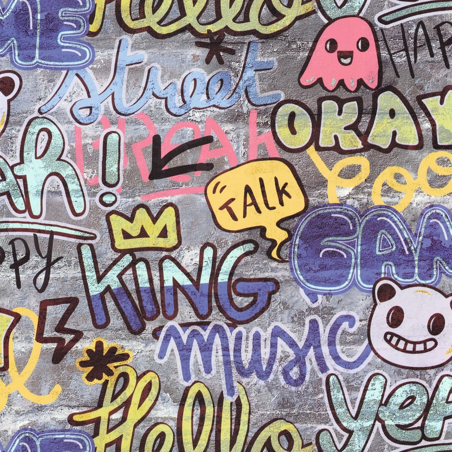 Make It Fun Wallpaper - Multicouleurs - Caselio - 103304565 - Premier Wallcovering