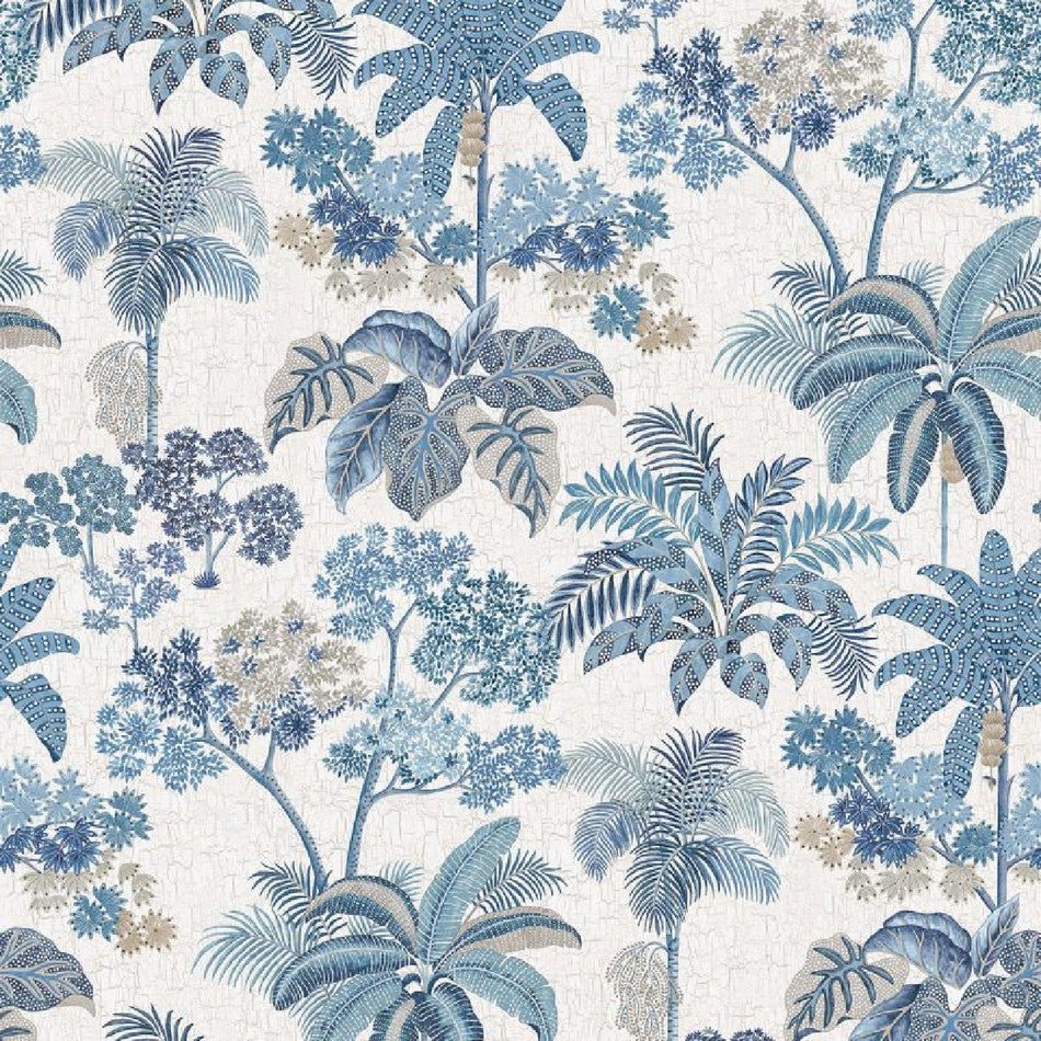 Malabar Wallpaper - Indigo - Osborne & Little - W7616-03 - Premier Wallcovering