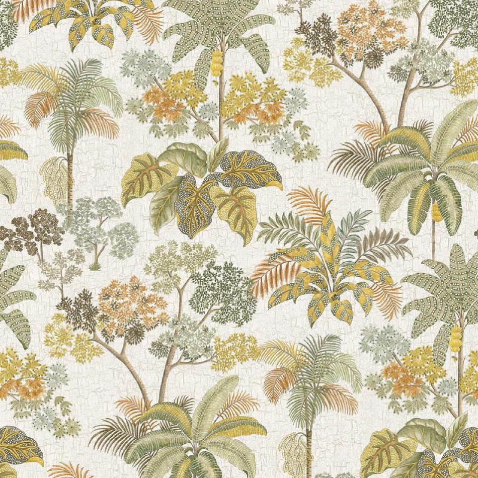 Malabar Wallpaper - Gold - Osborne & Little - W7616-02 - Premier Wallcovering