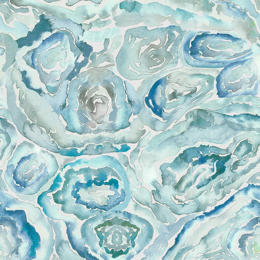 Malachite Wallpaper - Cobalt - Voyage Maison - MALACHI/WPO/COB - Premier Wallcovering