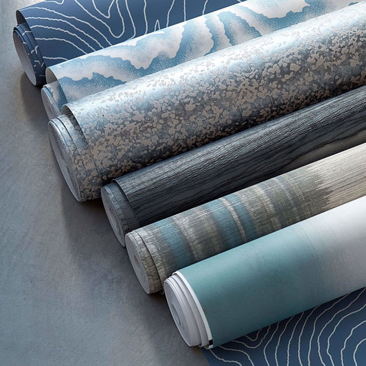 Malachite Wallpaper - Sky - HRWO113077 - Harlequin - Premier Wallcovering