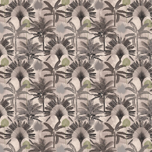 Malaysian Wallpaper - Blush/Charcoal - Furn - MALPALM/WP1/BCH - Premier Wallcovering