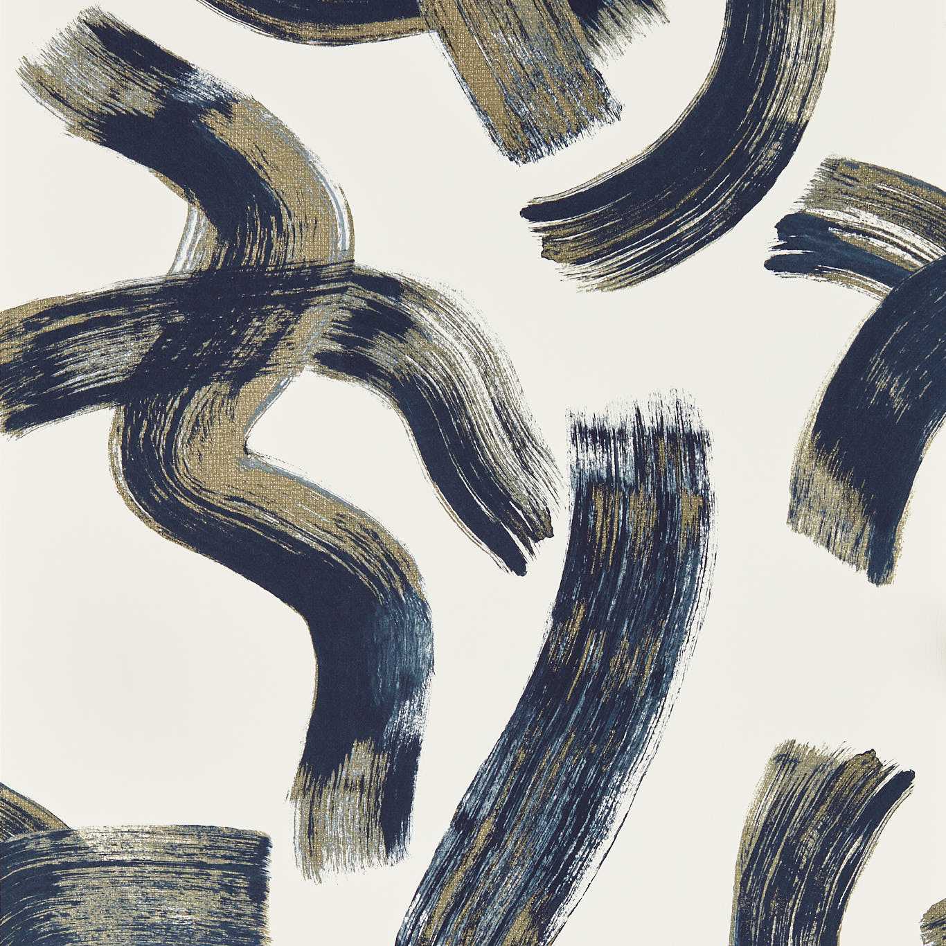 Malevich Wallpaper - Ink - Clarke & Clarke - W0227/02 - Premier Wallcovering