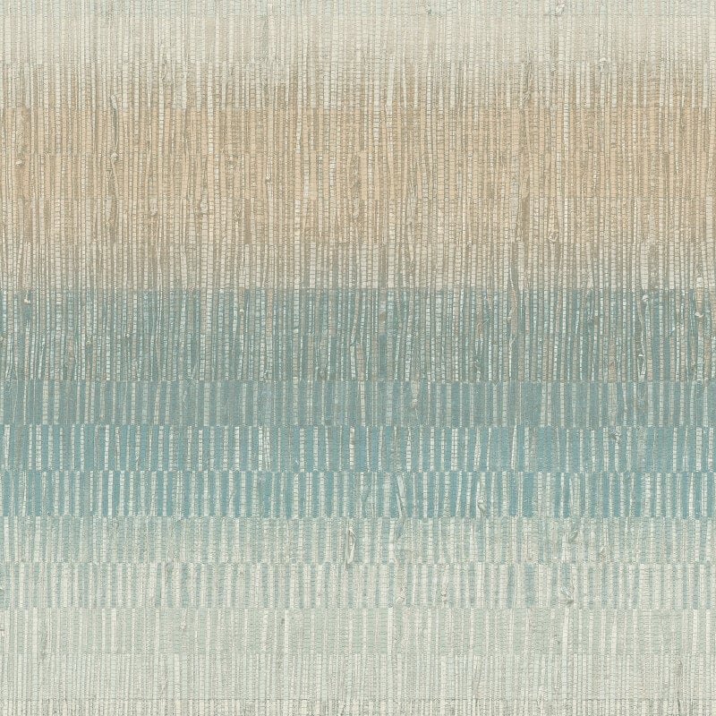 Malibu Stripe Effect Wallpaper - Aqua - Grandeco - A51201 - Premier Wallcovering