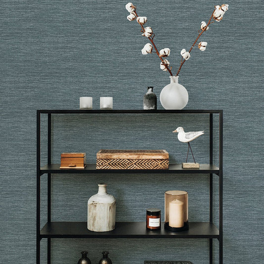 Malin Wallpaper - Dark Blue - A Street Prints - FD26559 - Premier Wallcovering