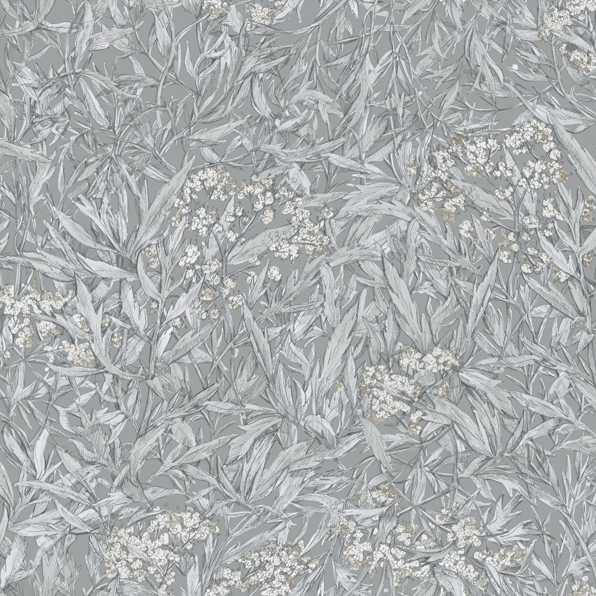 Malin Wallpaper - Mineral Gray - Sandberg - 225-31 - Premier Wallcovering