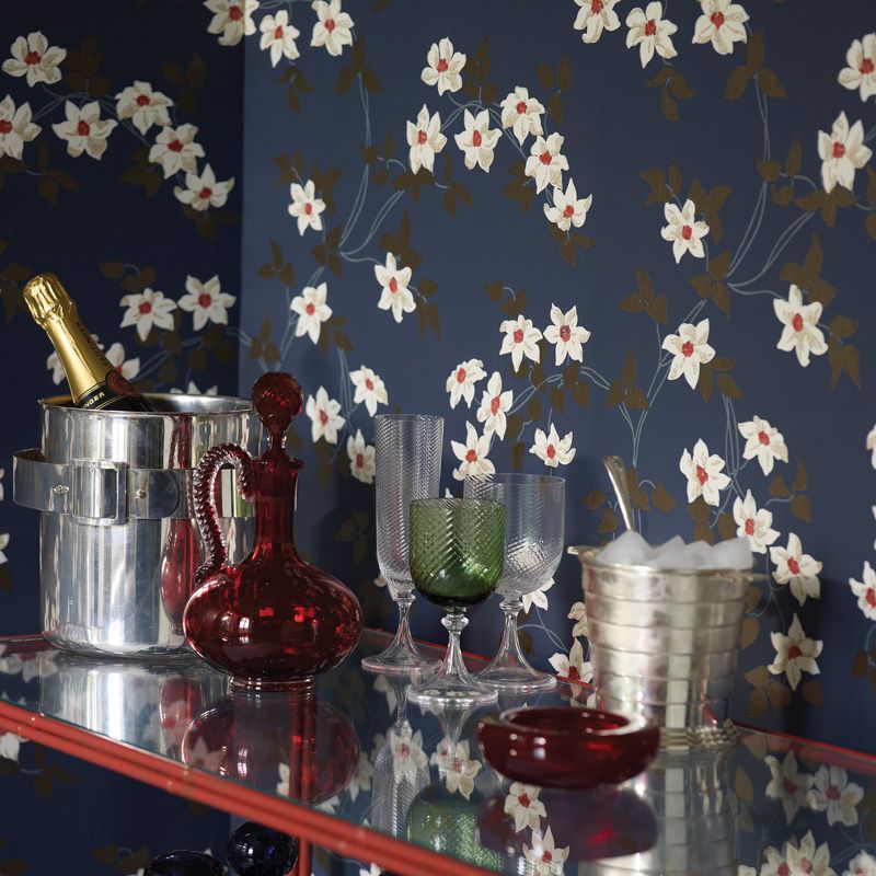 Malleny Wallpaper - Yellow - Nina Campbell - NCW4065-05 - Premier Wallcovering