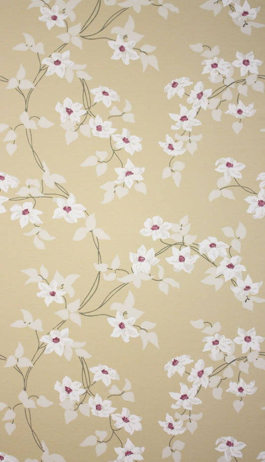 Malleny Wallpaper - Yellow - Nina Campbell - NCW4065 - 05 - Premier Wallcovering